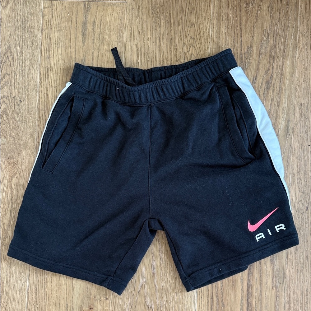Nike Black Shorts with Pink and White Accents